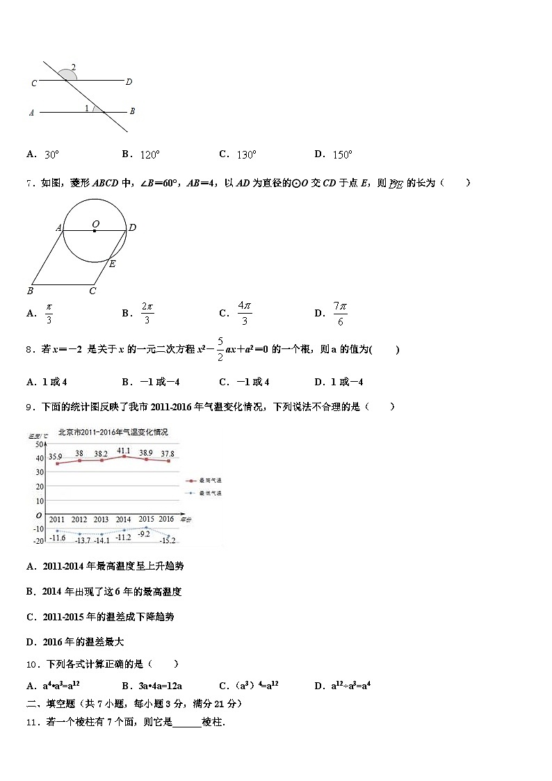 2025届淮安市金湖县中考数学对点突破模拟试卷含解析第2页