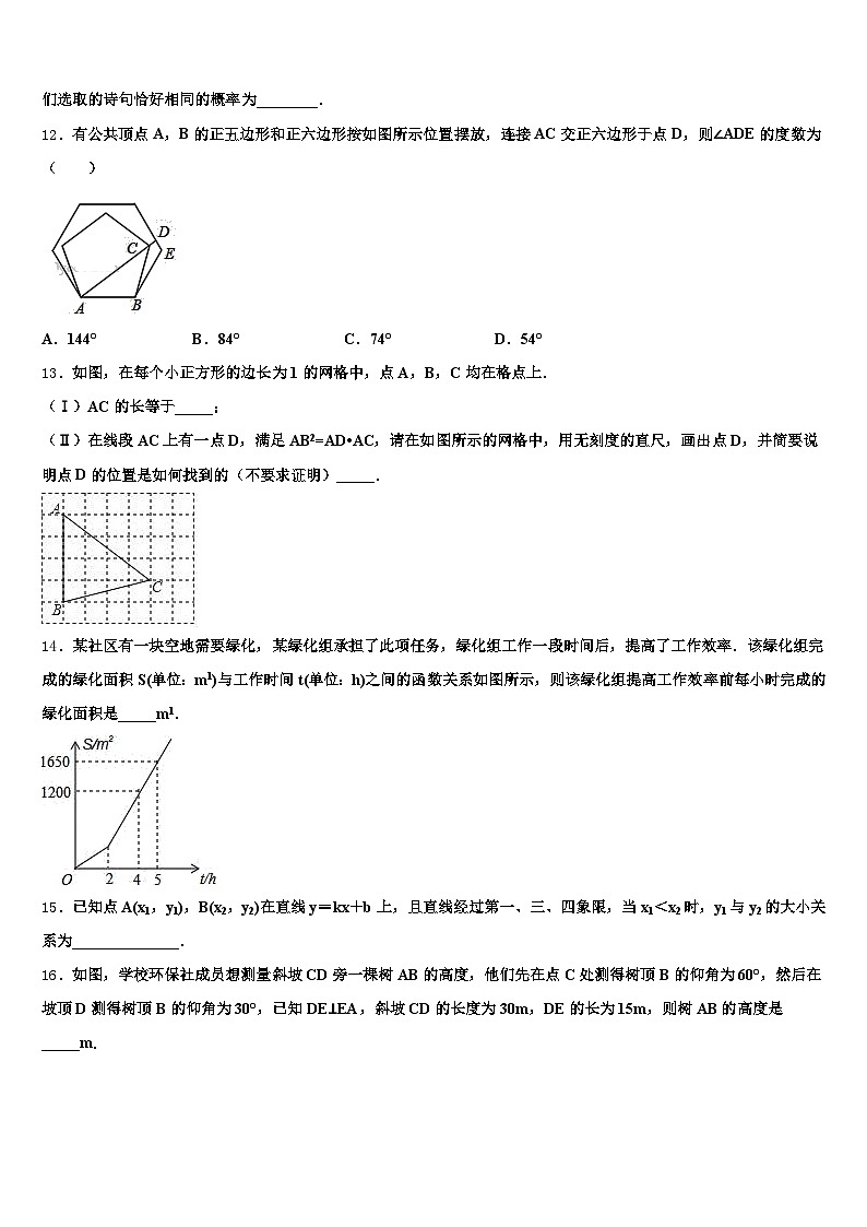 2025届江华瑶族自治县中考冲刺卷数学试题含解析第3页