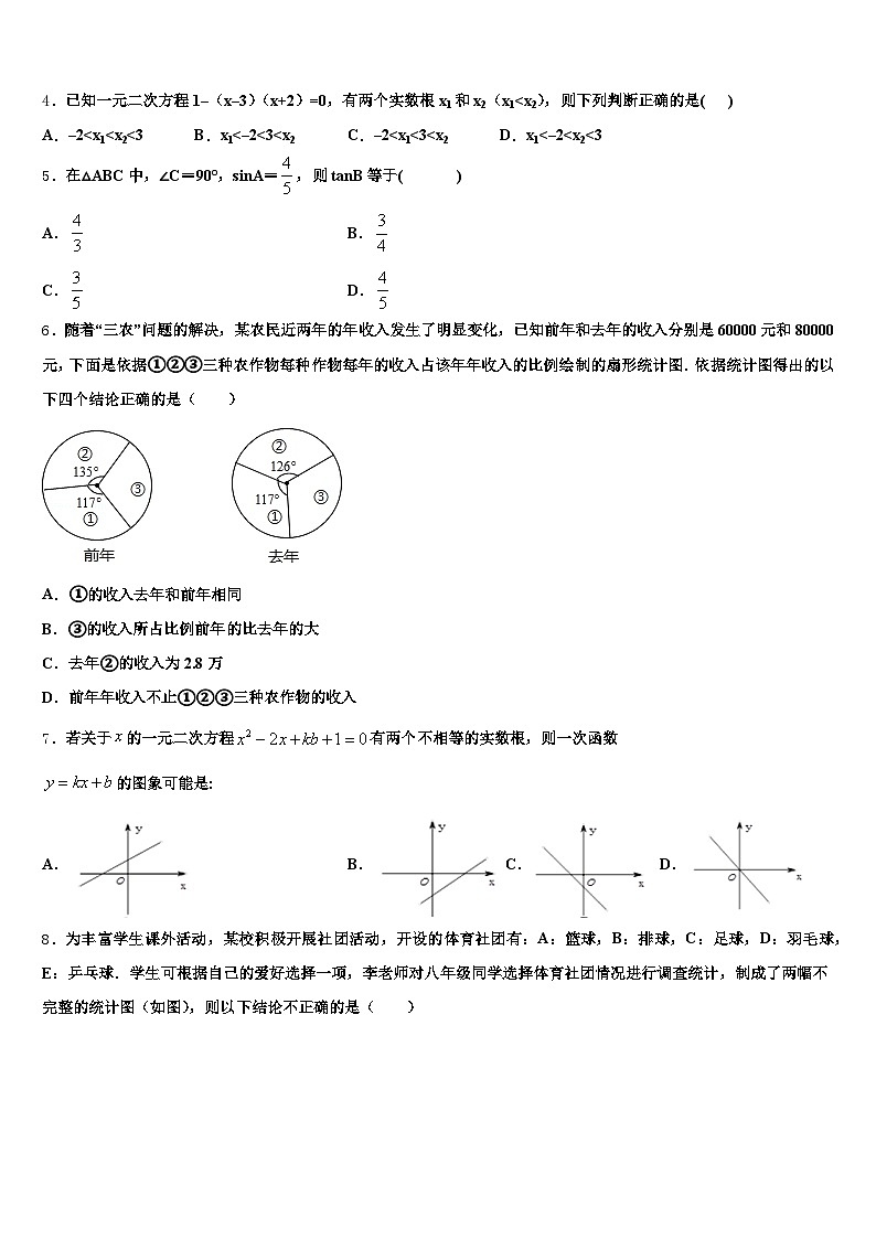 2025届江苏省无锡市南长区中考二模数学试题含解析第2页