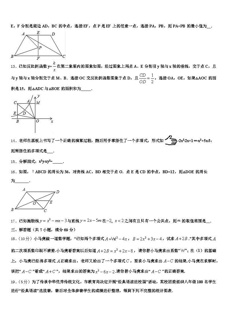 2025届黑龙江省大庆市让胡路区中考数学模试卷含解析第3页