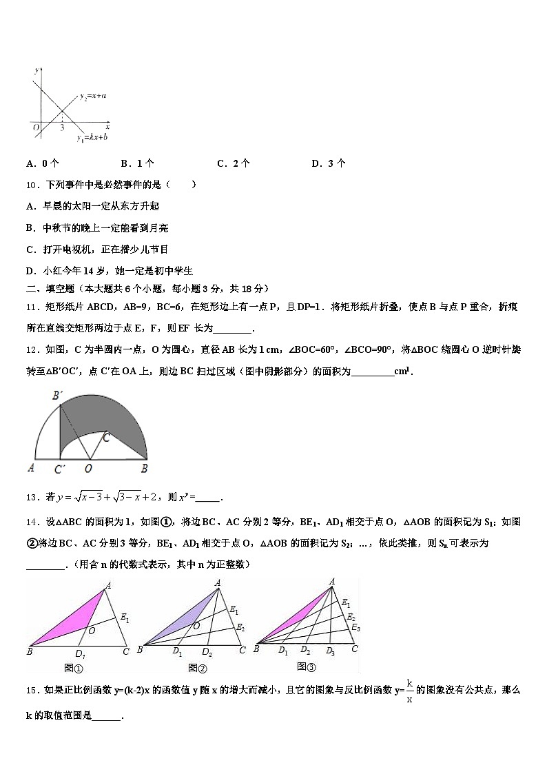 2025届嘉兴市南湖区十校联考最后数学试题含解析第3页