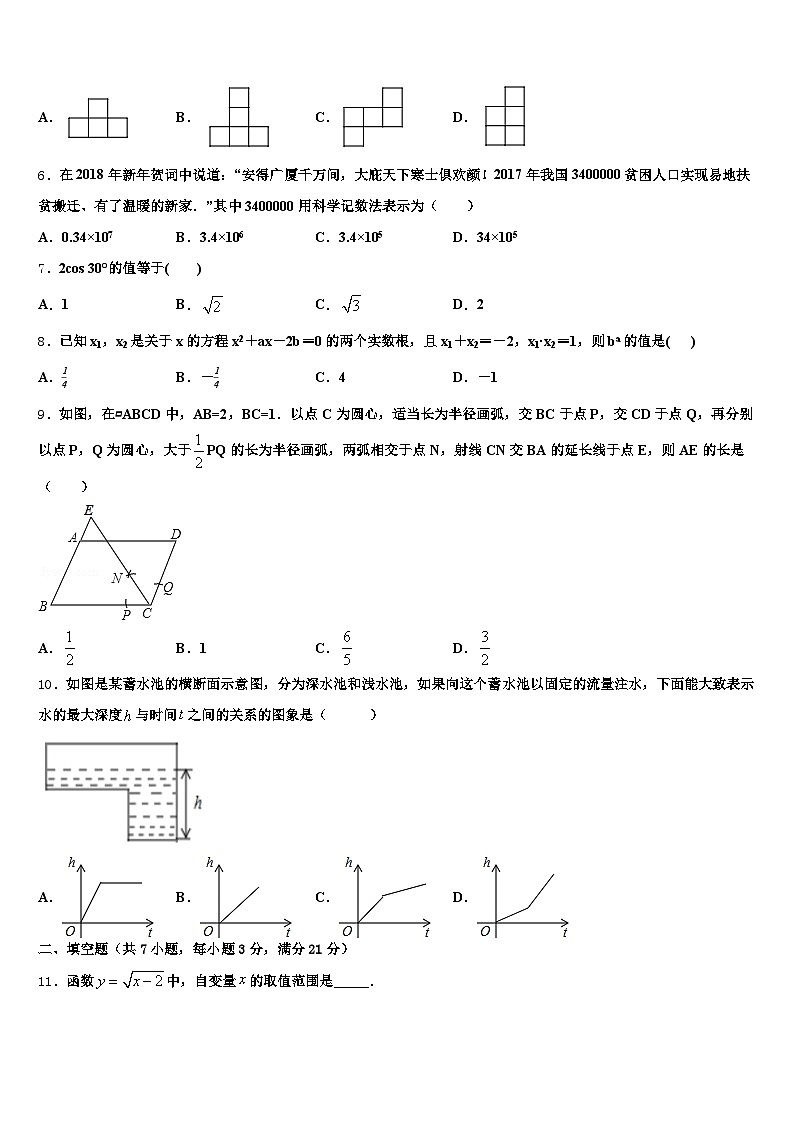 2025届广丰县十校联考最后数学试题含解析第2页