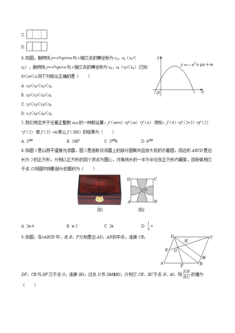 2025年山东省威海市经开区中考数学一模试卷-自定义类型第2页