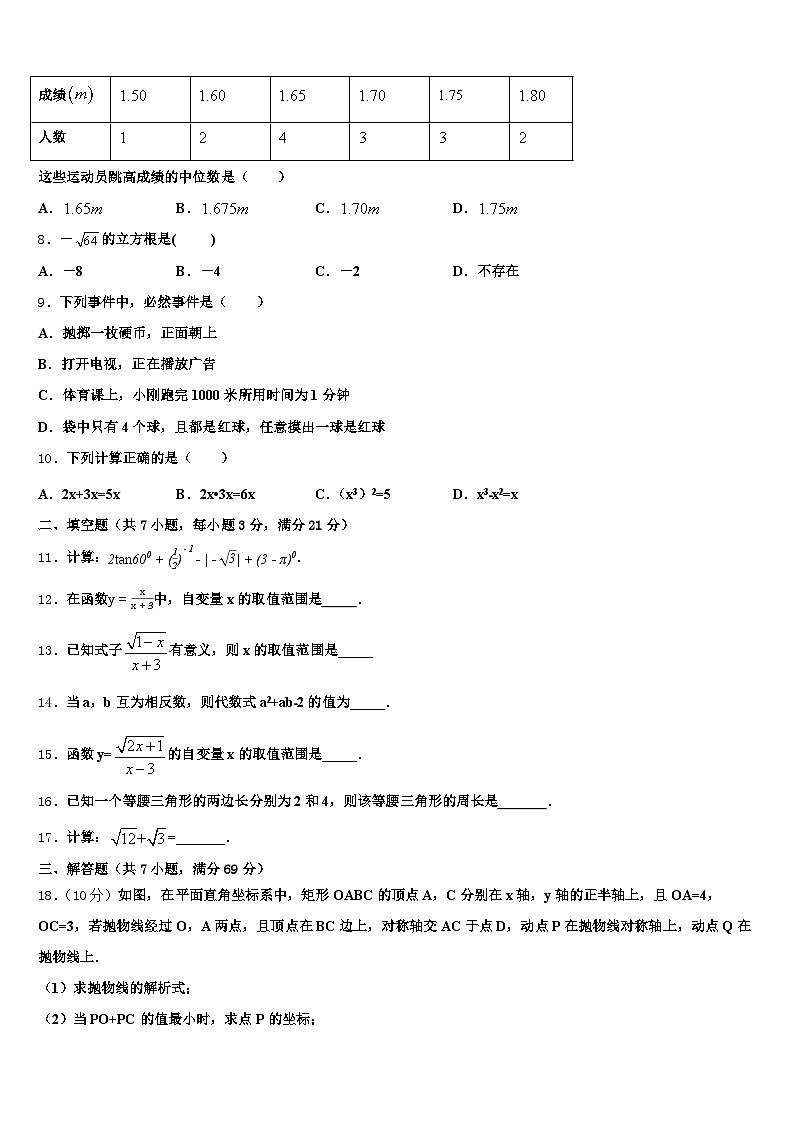 四川省资阳市简阳市2025年中考数学全真模拟试题含解析第2页
