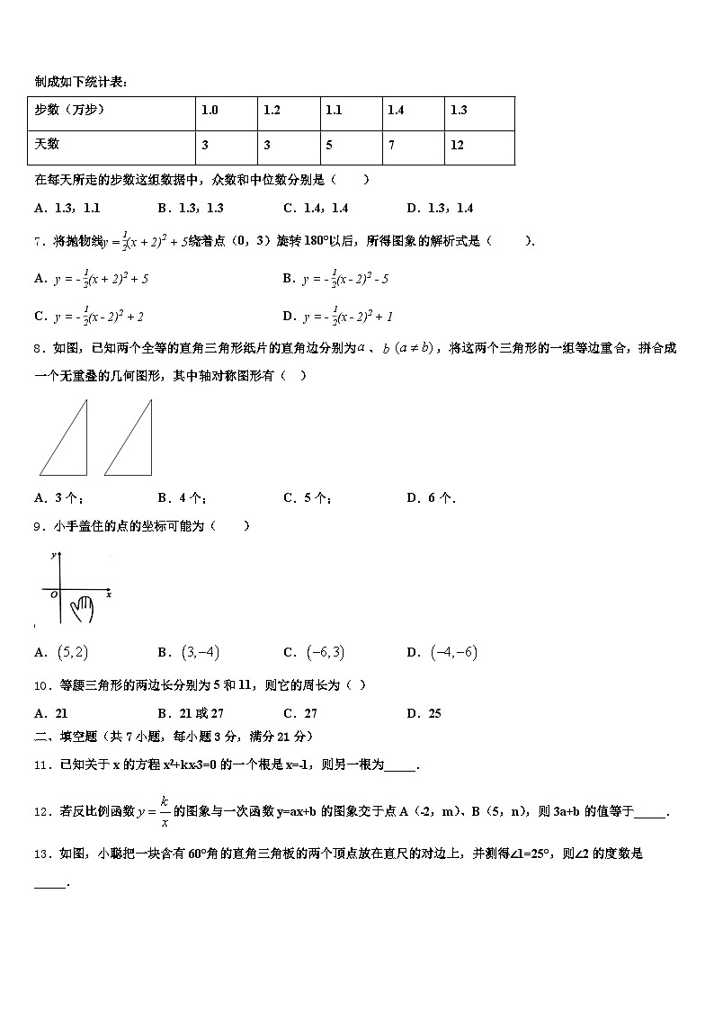 沈阳市法库县2025届中考五模数学试题含解析第2页