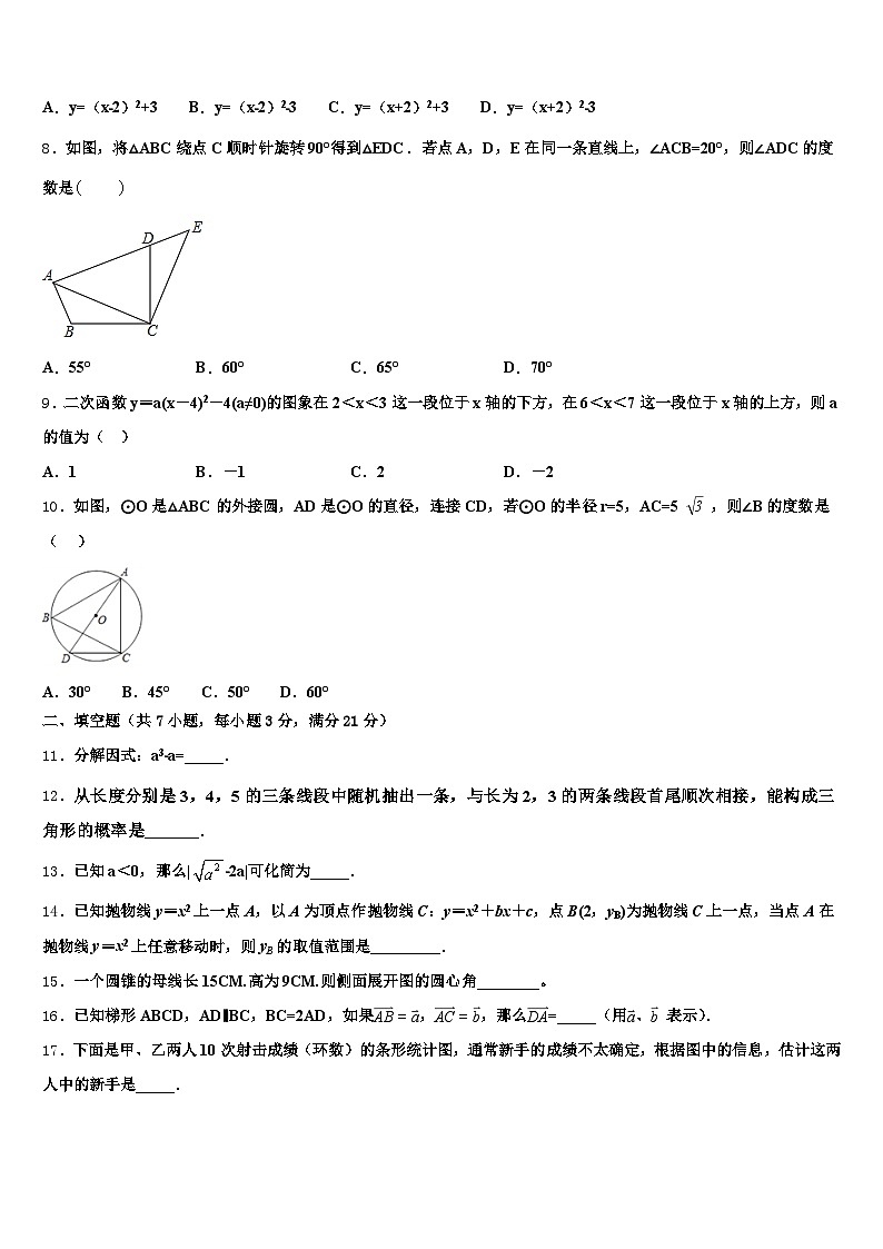 2025年宁德市福安市中考数学五模试卷含解析第2页