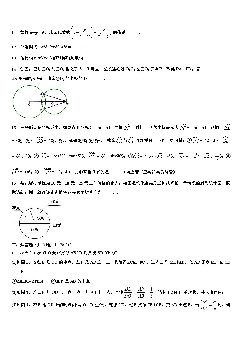 石家庄市晋州市2025届中考数学模拟预测试卷含解析第3页
