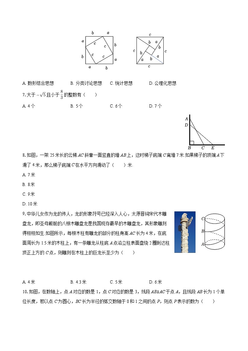 2025-2026学年山西省太原师范学院附中八年级（上）月考数学试卷（10月份）-自定义类型第2页