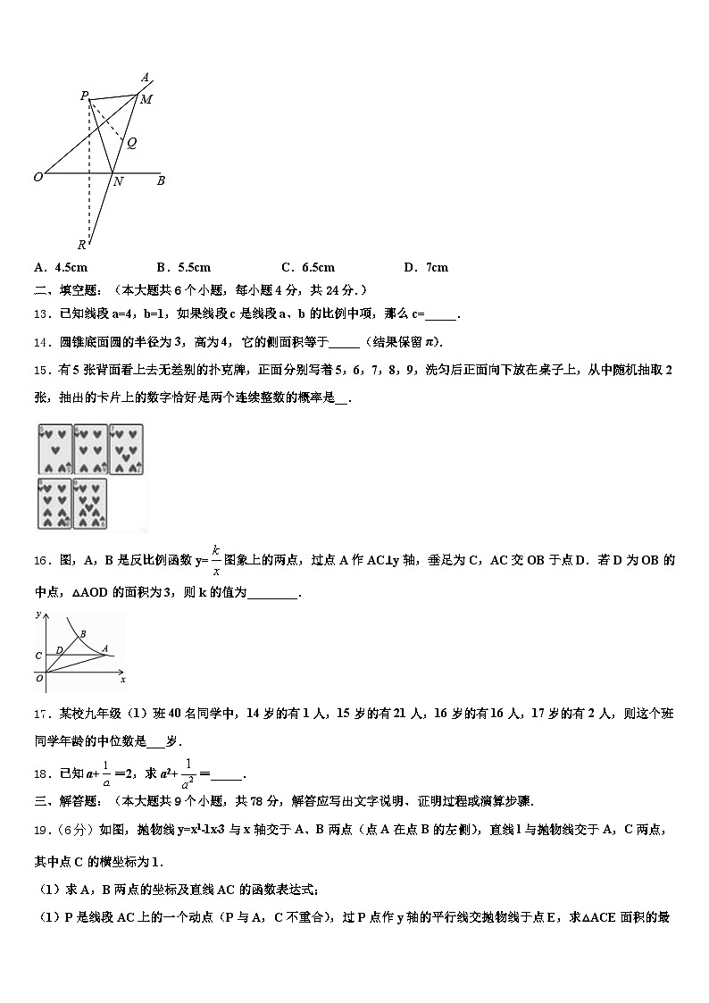 黑龙江省绥化市望奎县2025届中考猜题数学试卷含解析第3页