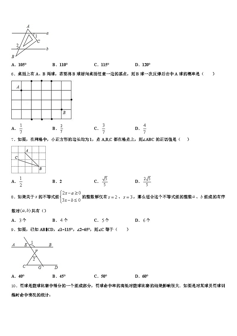青海省果洛藏族自治州达日县2025年中考联考数学试卷含解析第2页