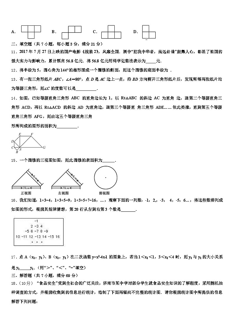 甘井子区2024-2025学年中考猜题数学试卷含解析第3页