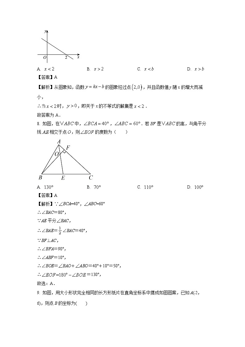 2024~2025学年广西梧州市岑溪市八年级（上）期中考试数学试题（解析版）第3页