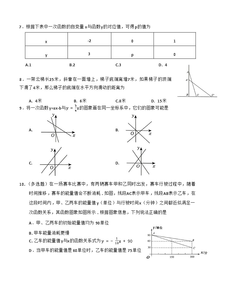 重庆八中宏帆中学校2025-2026学年八年级上学期数学定时作业（月考）第2页