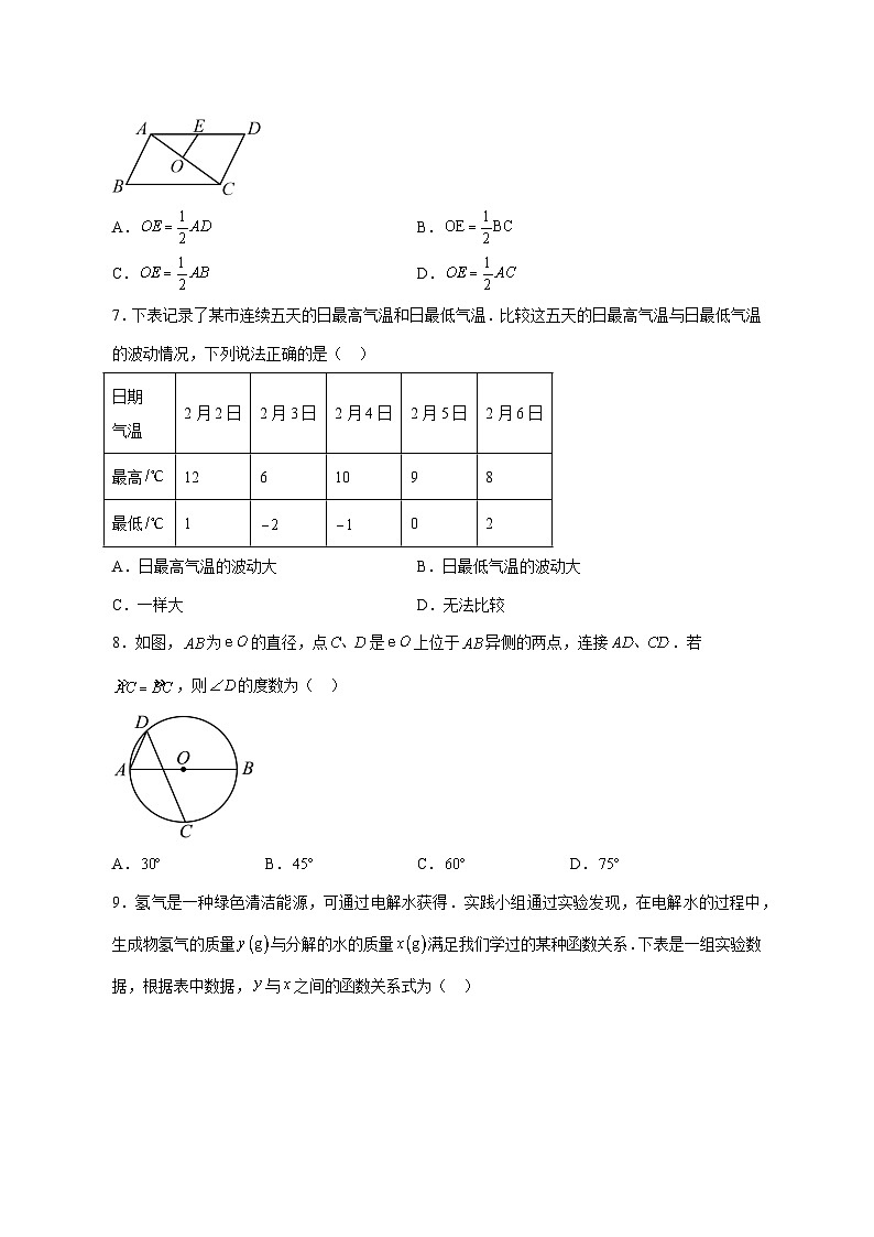 【中考数学】2025年山西省试卷【附解析】第2页