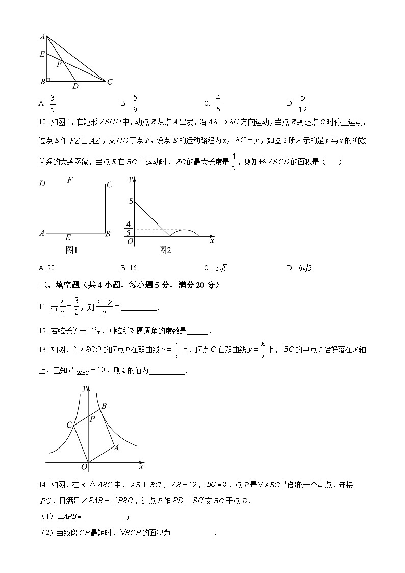 安徽省六安市金安区六安皋城中学2024-2025学年九年级上学期12月月考数学试题-A4第3页