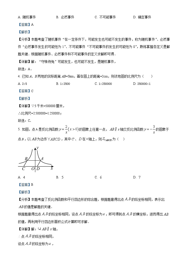 安徽省淮南市多校联考2024—-2025学年上学期九年级数学期末试卷 （解析版）-A4第2页
