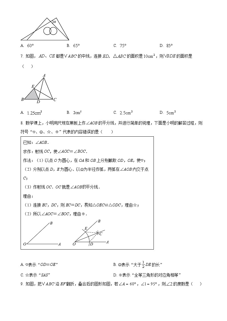 精品解析：河南省洛阳市东升第二初级中学2024-2025学年八年级上学期第一次月考数学试卷（原卷版）第2页