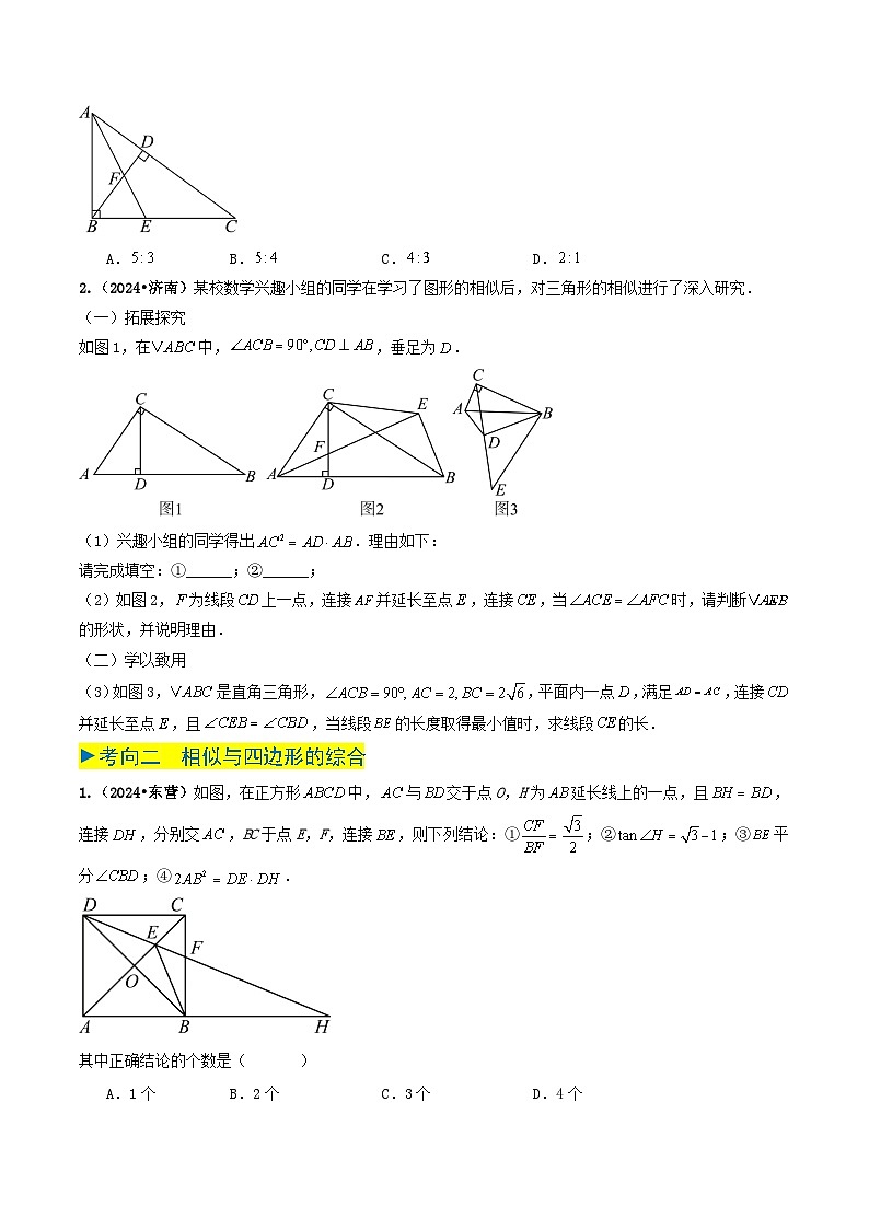 专题16 相似三角形（原卷版）第2页