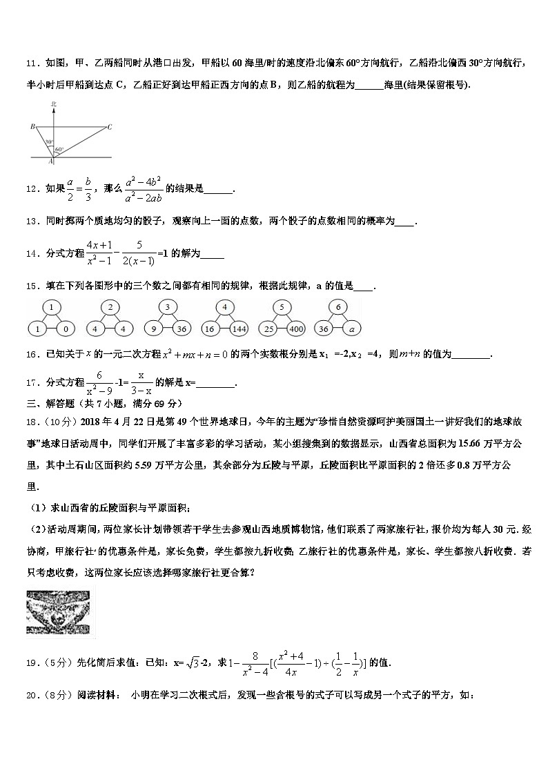 涉县2025届中考数学模拟试题含解析第3页