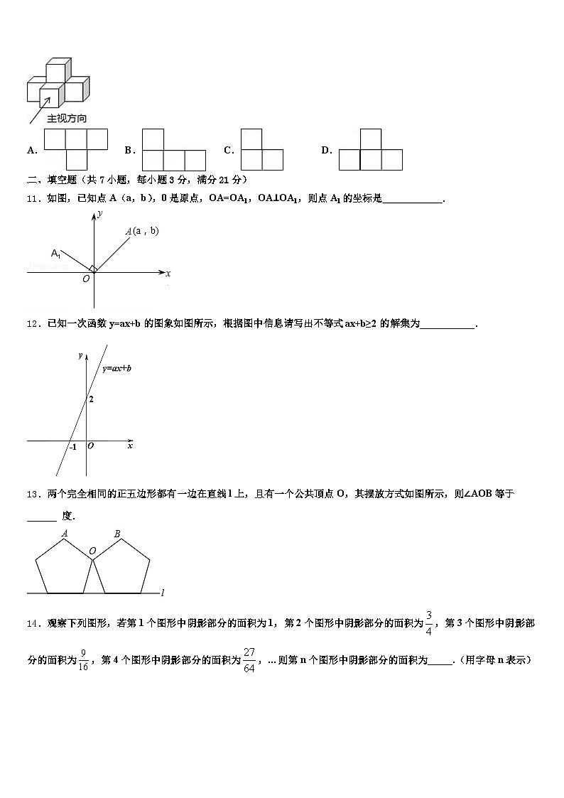 2025年察哈尔右翼后旗中考数学对点突破模拟试卷含解析第3页