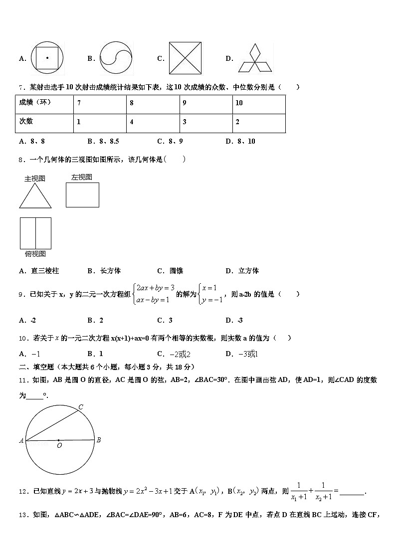 开封市鼓楼区2025届中考三模数学试题含解析第2页