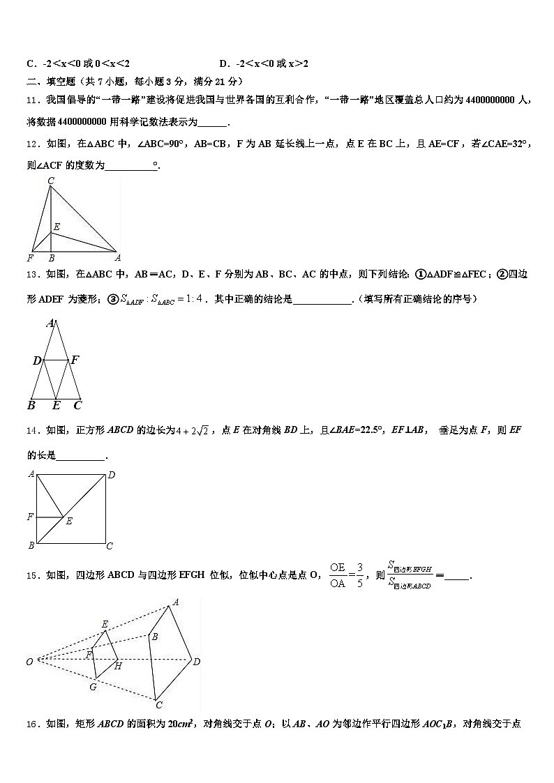 河南省周口市鹿邑县2025届中考数学对点突破模拟试卷含解析第3页
