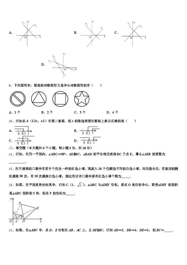 2025届信阳市中考数学考前最后一卷含解析第2页