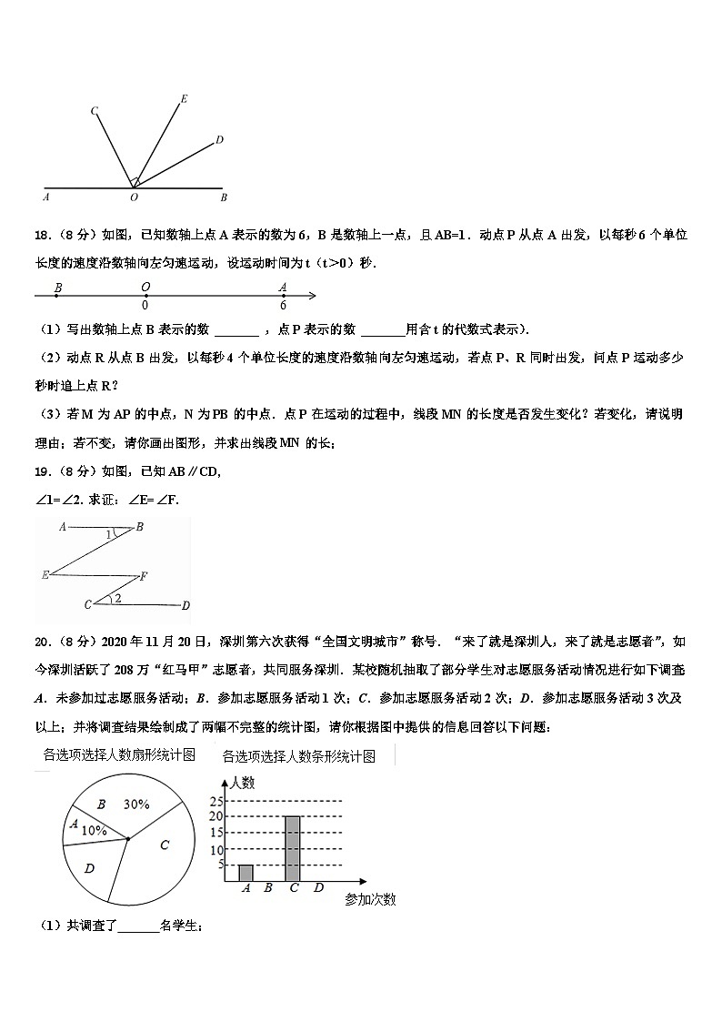 2026届安徽省合肥市45中学七年级数学第一学期期末监测试题含解析第3页