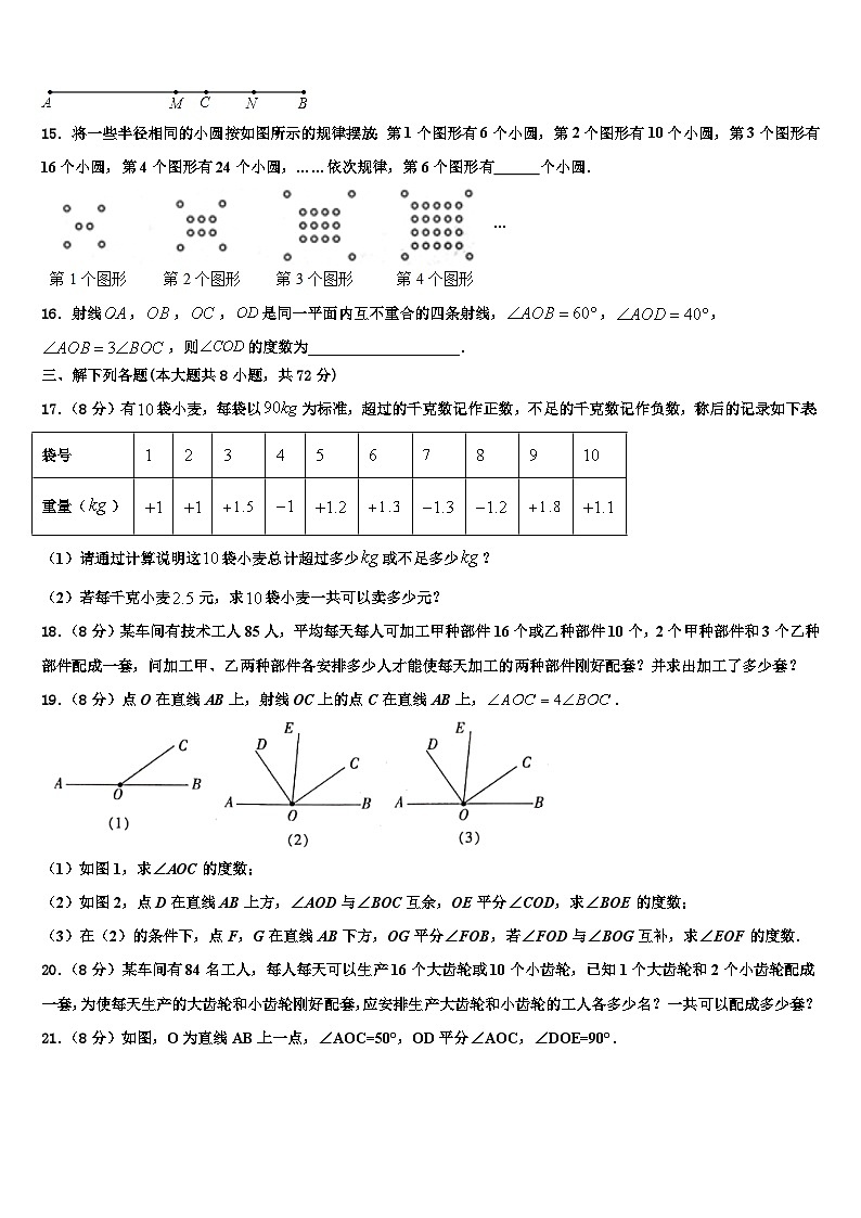 2026届广东省汕头市潮阳南侨中学数学七上期末监测模拟试题含解析第3页