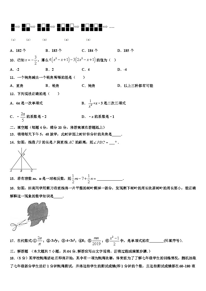 2026届广东省云浮云城区五校联考七年级数学第一学期期末调研试题含解析第2页
