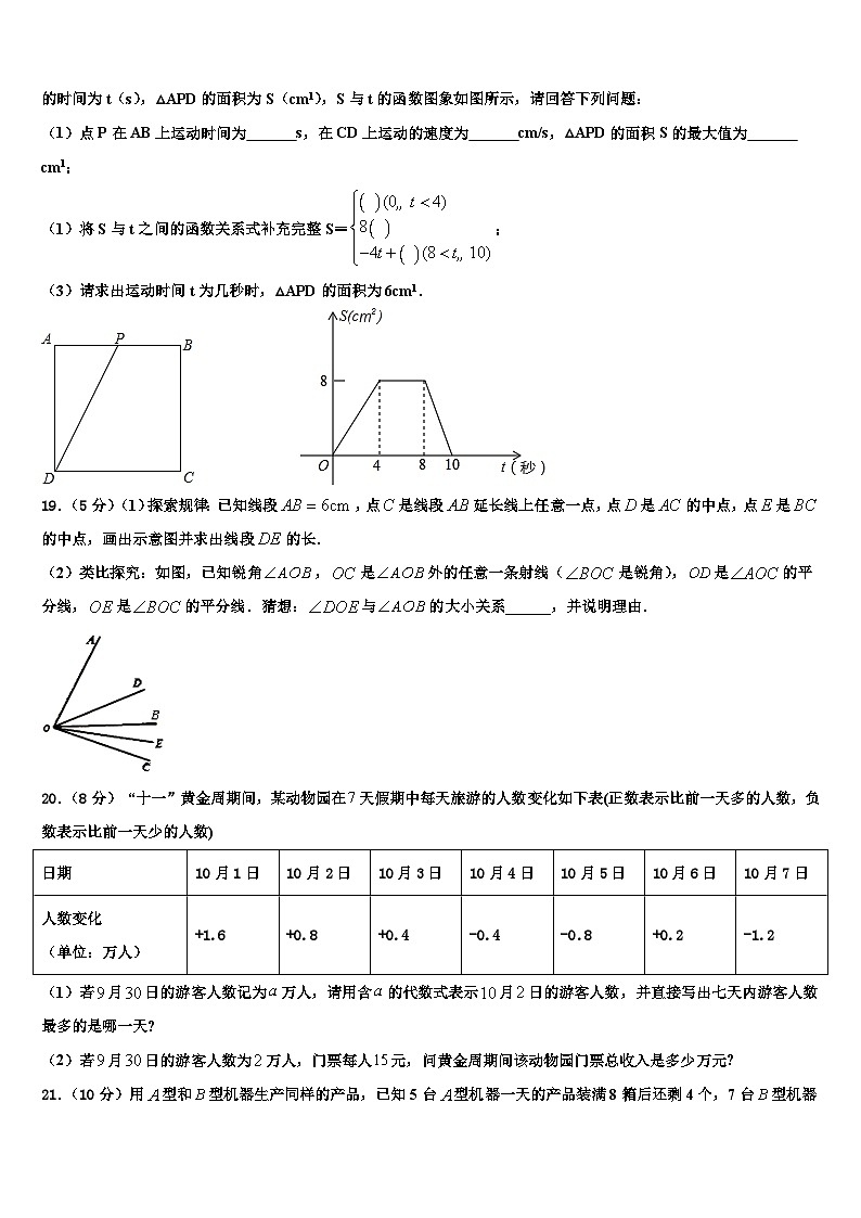 2026届河南省南阳市新野县数学七上期末调研模拟试题含解析第3页