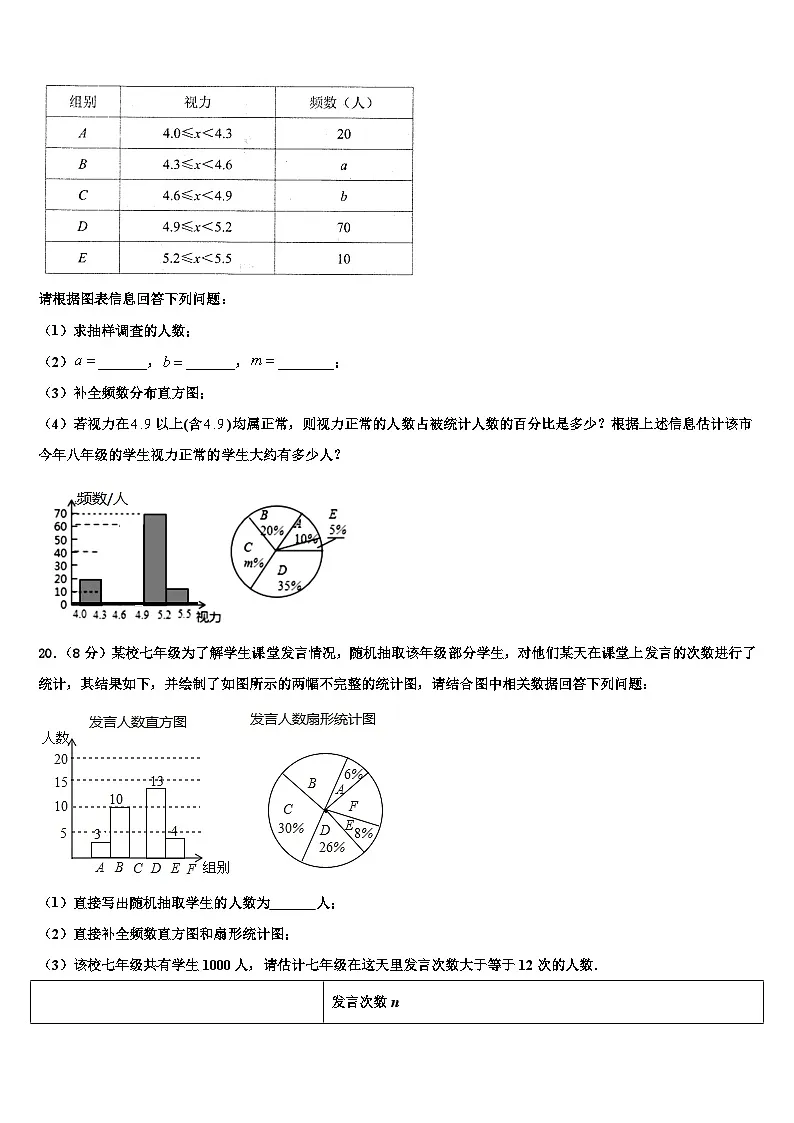 2026届河南省南召县数学七年级第一学期期末调研试题含解析第3页