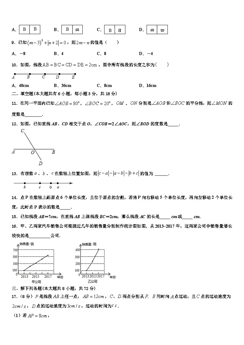 2026届河南省鹤壁市、淇县七年级数学第一学期期末经典模拟试题含解析第2页