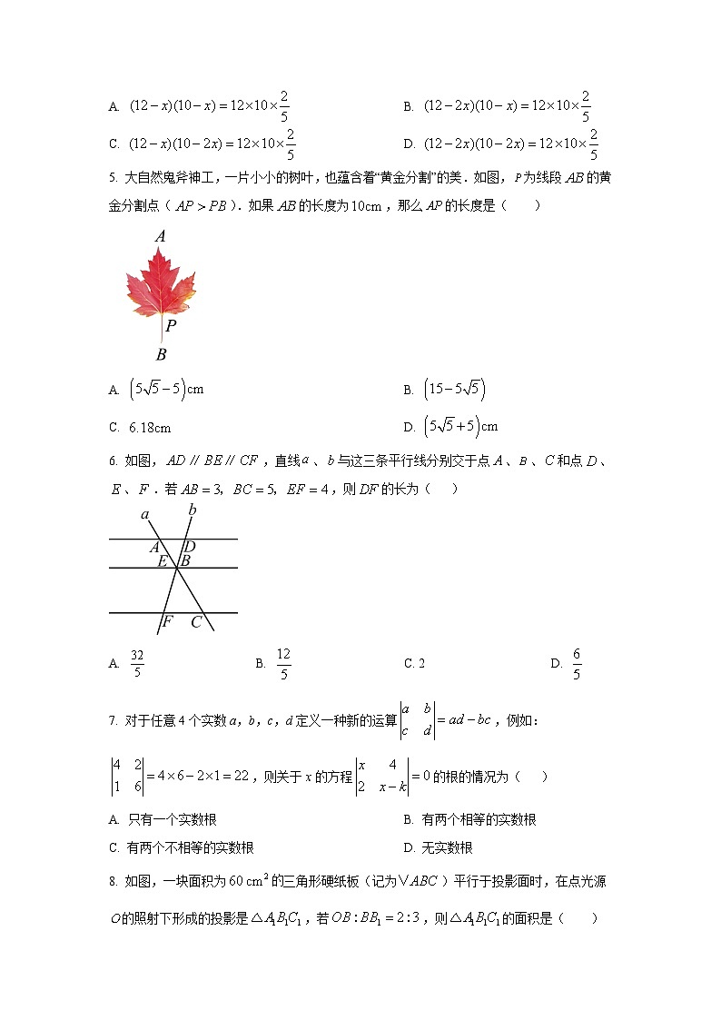 河北省张家口市宣化区2025-2026学年九年级上学期期中数学试卷（学生版）第2页