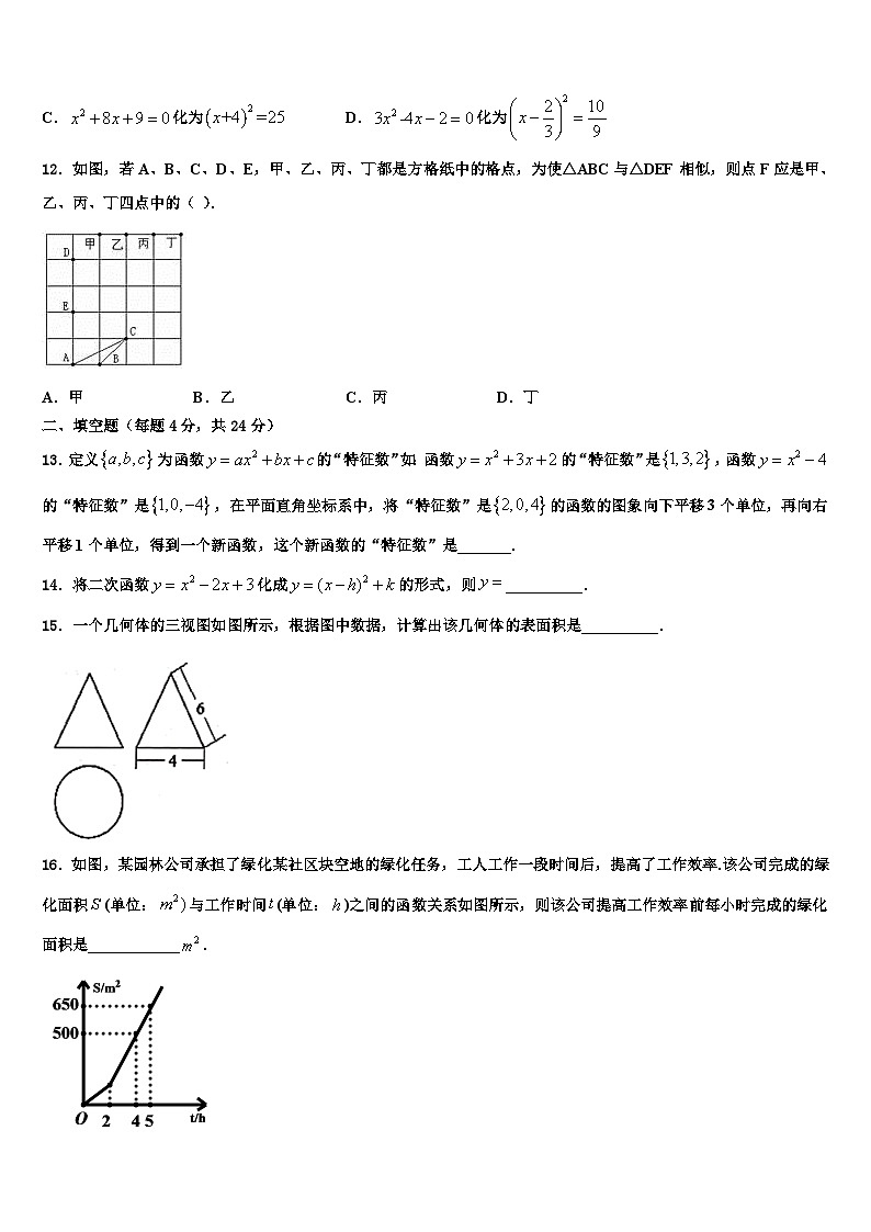 2026届江西省吉安市七校联盟数学九年级第一学期期末联考模拟试题含解析第3页