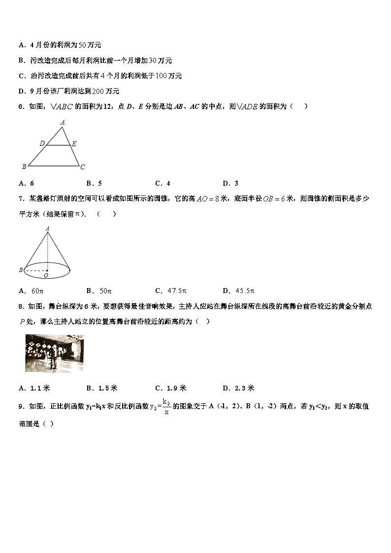 2026届广东省深圳龙华区七校联考数学九年级第一学期期末教学质量检测试题含解析第2页