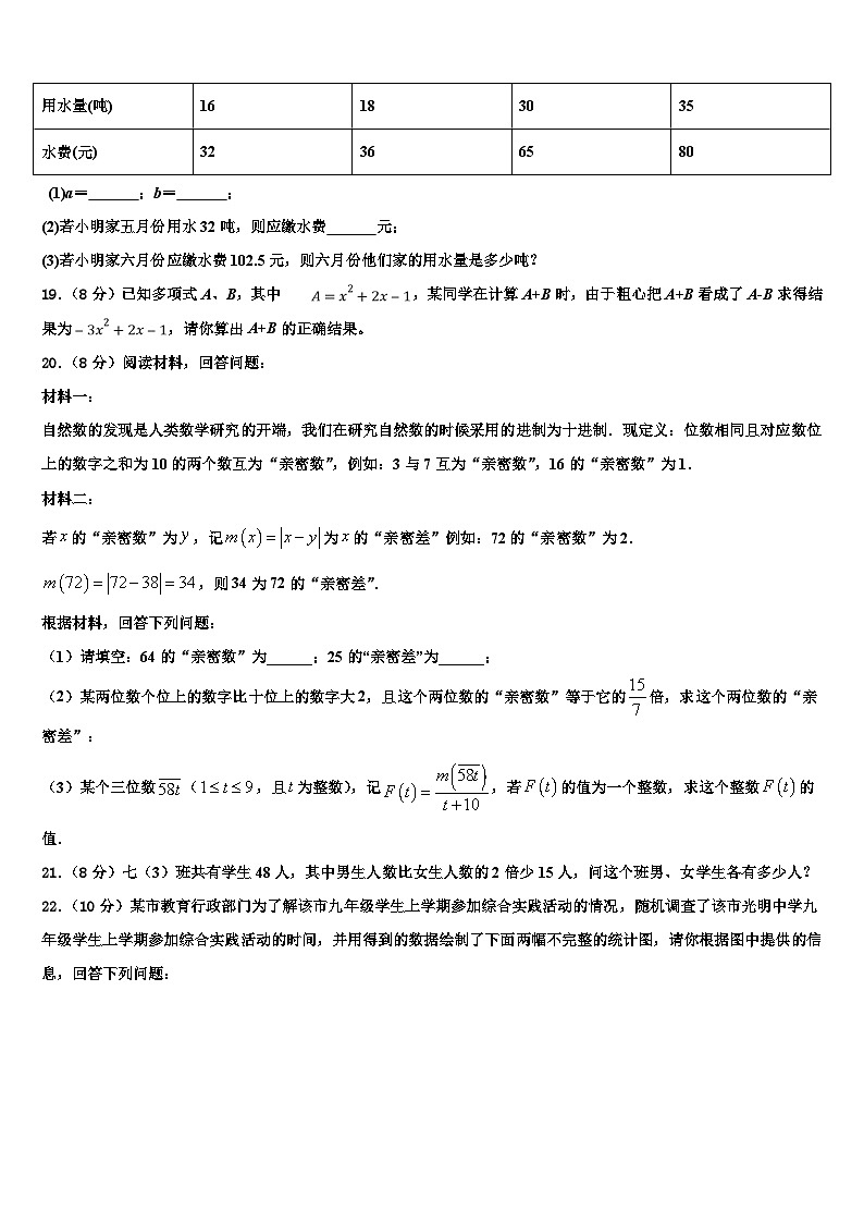 2026届临沂市数学七上期末综合测试试题含解析第3页