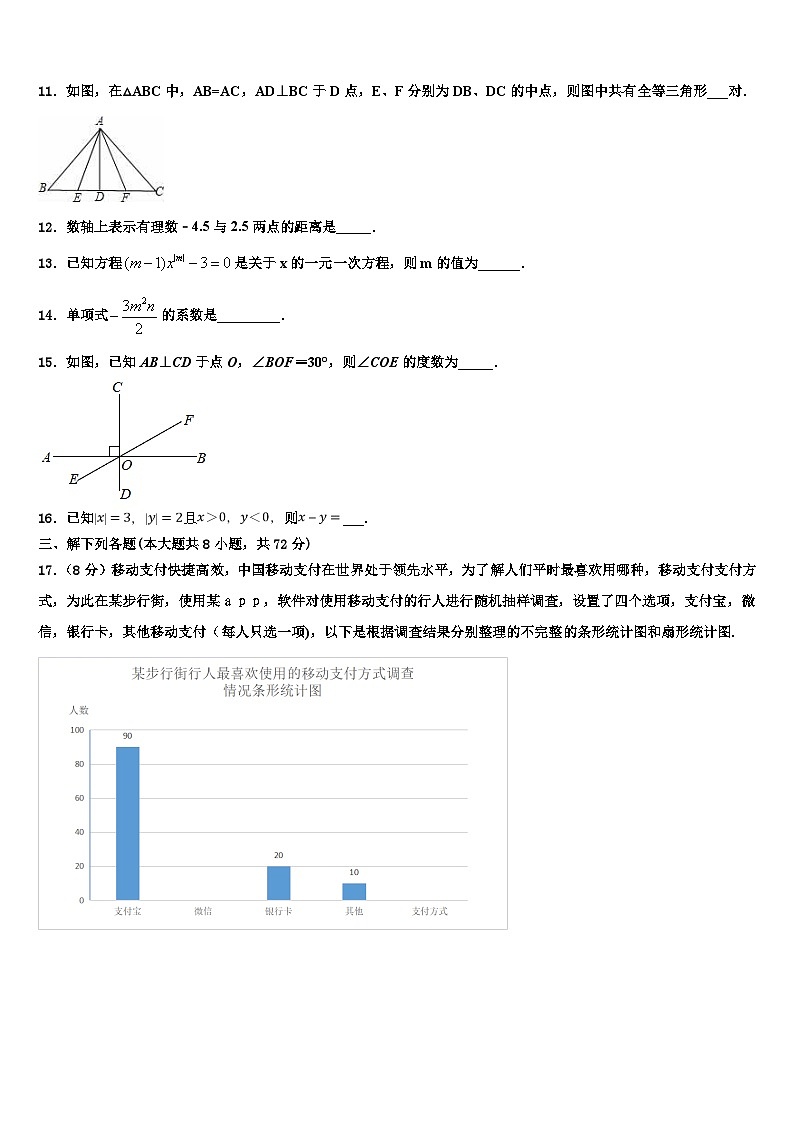 2026届辽宁省铁岭市昌图县七年级数学第一学期期末统考模拟试题含解析第2页