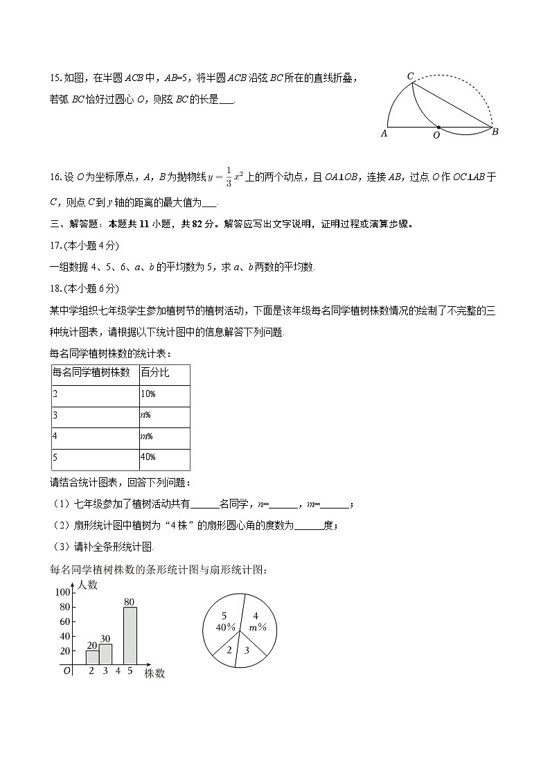 2025-2026学年江苏省苏州市高新一中九年级（上）期中数学试卷-自定义类型第3页
