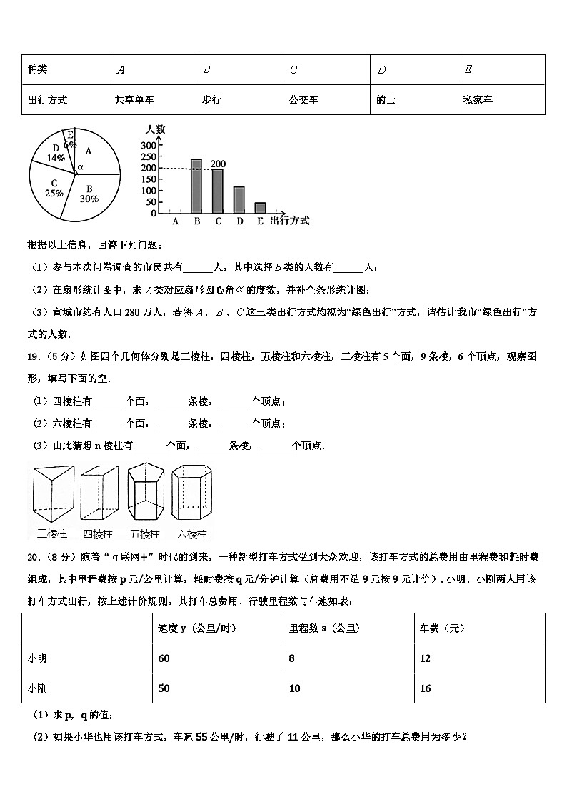 2026届山东省青岛市局属四校联考七年级数学第一学期期末综合测试模拟试题含解析第3页