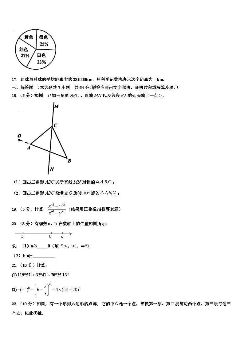 2026届四川省攀枝花十七中学数学七上期末考试试题含解析第3页