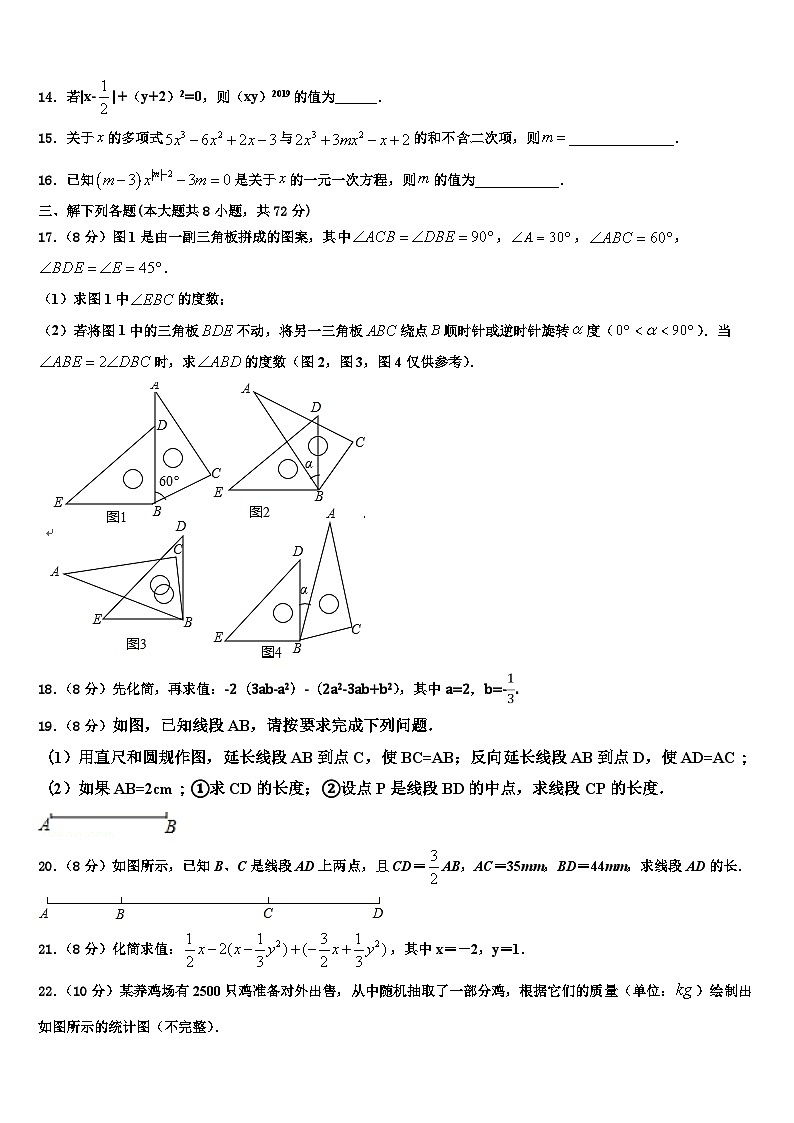 2026届天津市滨海新区名校七年级数学第一学期期末检测试题含解析第3页