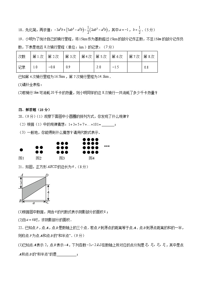 广东省湛江市雷州市龙门镇三校2025-2026学年七年级上学期11月期中考试数学试卷（含答案）第3页