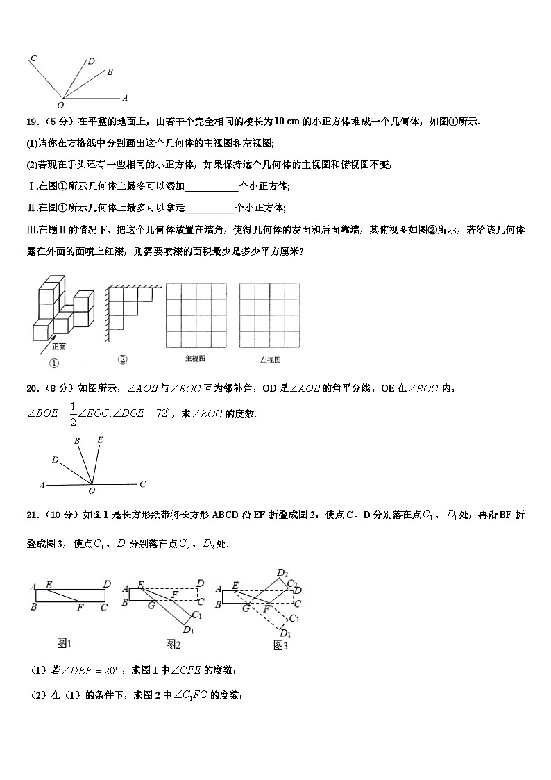 福建省莆田中学山中学2026届七年级数学第一学期期末监测模拟试题含解析第3页