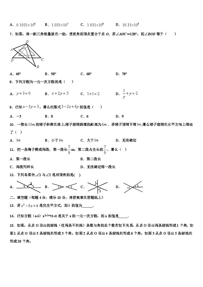 福建省夏门市金鸡亭中学2026届七年级数学第一学期期末调研试题含解析第2页