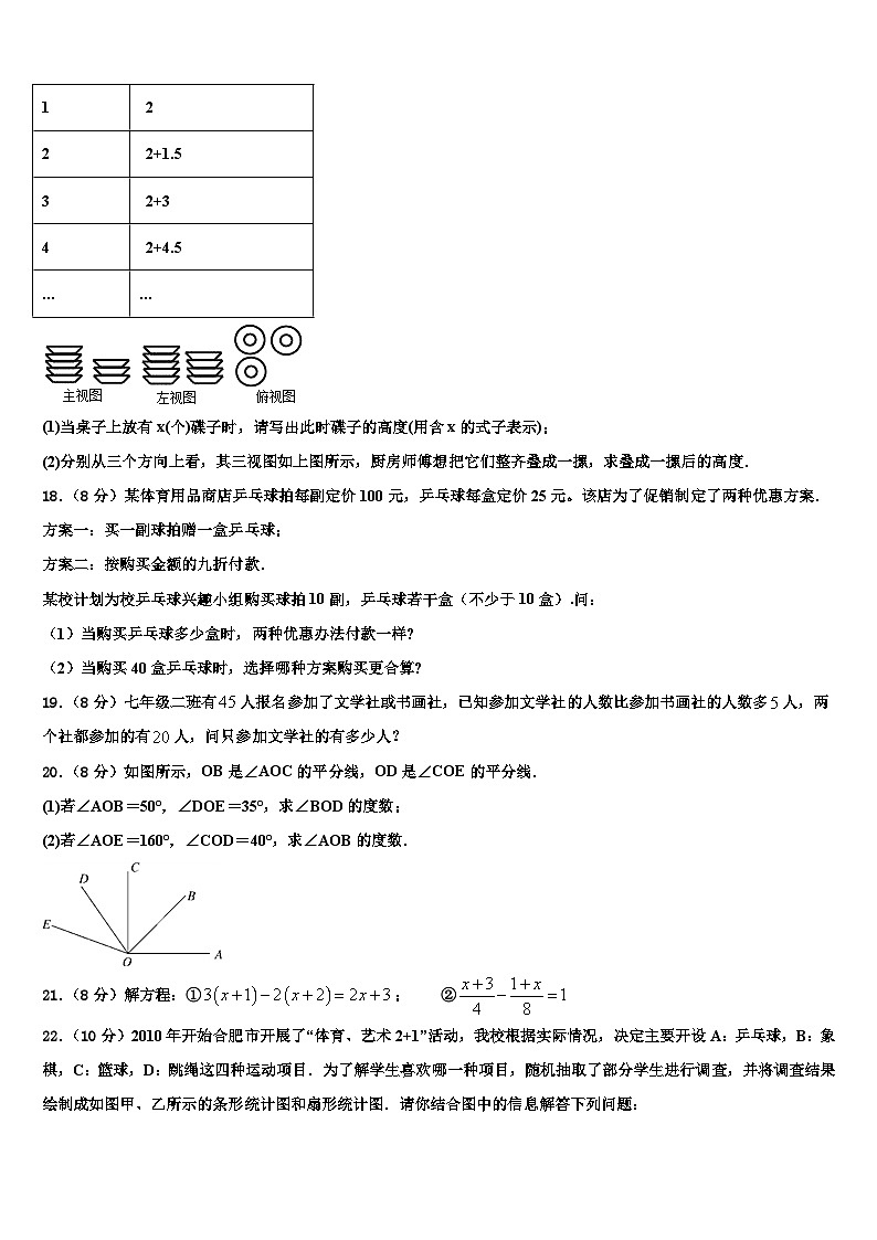 北京市海淀区师达中学2026届数学七上期末学业质量监测试题含解析第3页