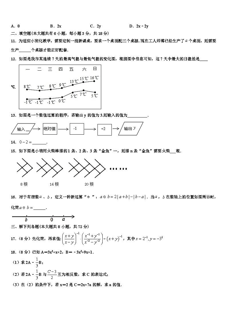 广东省河源市2026届七年级数学第一学期期末考试模拟试题含解析第2页
