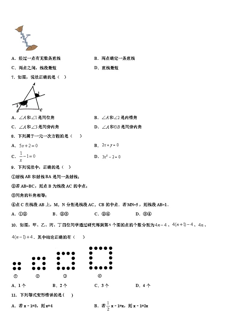广东省湛江二十七中学2026届数学七上期末综合测试试题含解析第2页