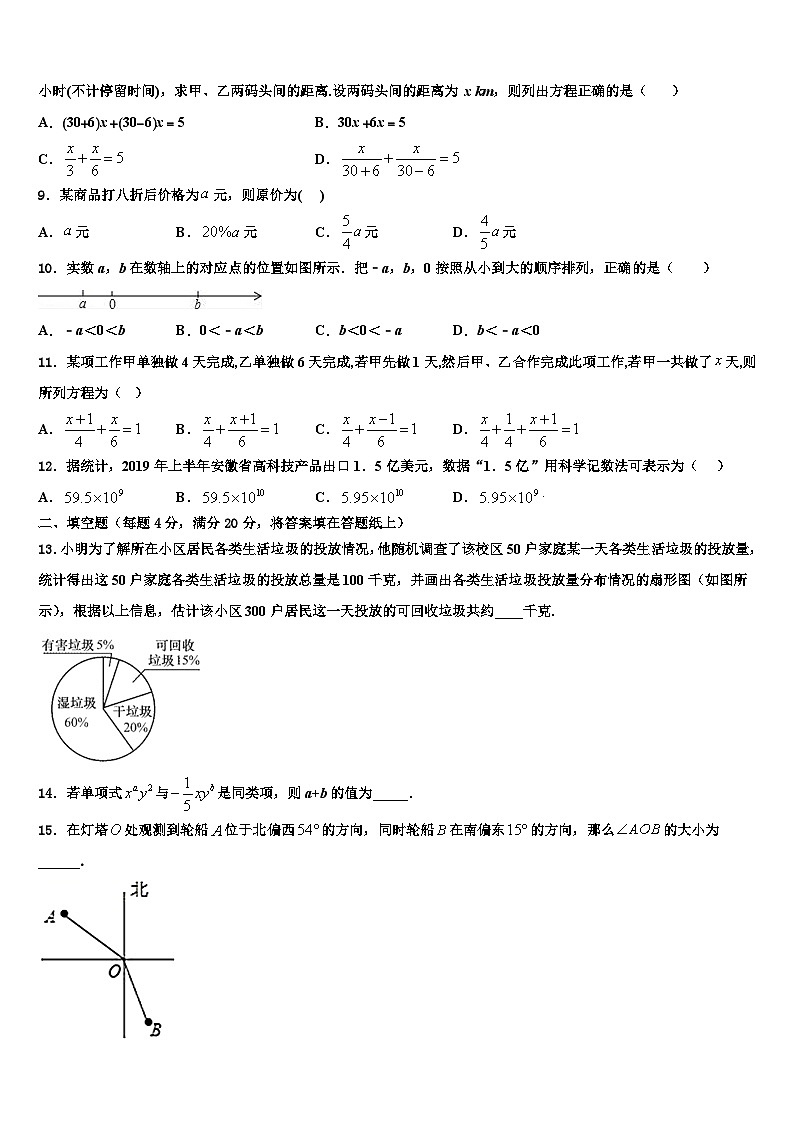 河北省沧州市东光县2026届数学七年级第一学期期末学业质量监测试题含解析第2页