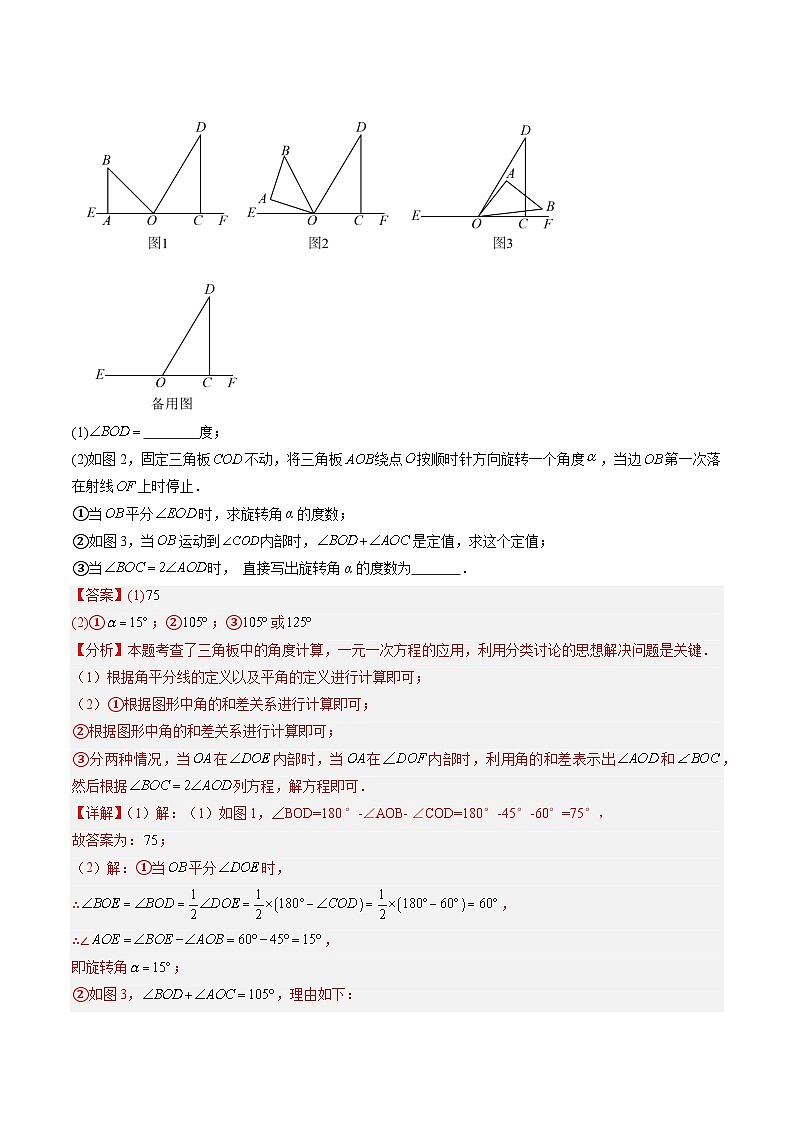 专题06 与角有关的旋转问题（4大题型）（专项训练）（教师版）第3页